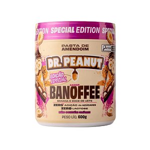 PASTA DE AMENDOIM BANOFFE 600G - DR PEANUT