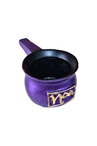 CALDEIRAO ROXO PARA INCENSOS - NOA