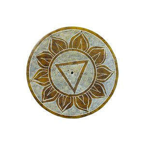 INCENSARIO  PETALAS - 3 CHAKRA - PLEXO SOLAR (MANIPURA) - N DA LUA