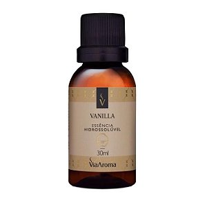 ESSENCIA HIDROSSOLUVEL  VANILLA 30ML - VIA AROMA