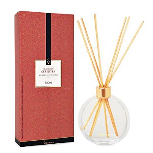 DIFUSOR DE VARETAS CLASSICA FLOR DE CEREJEIRA 200ML - VIA AROMA