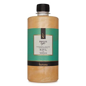 REFIL SABONETE LIQUIDO DESODORANTE CLASSICA BREEZE LIGHT 500ML - VIA AROMA