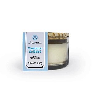 VELA PERFUMADA CHEIRINHO DE BEBE 100 G - THERAPI