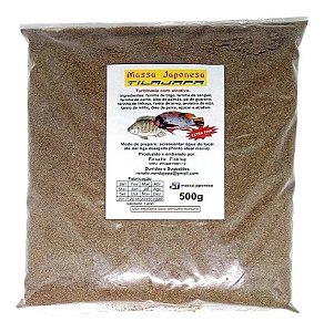 Massa TILAJAPA 500g -  Massa Japonesa para pesca de Tilápias