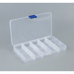 Estojo organizador Box P com 13 divisórias
