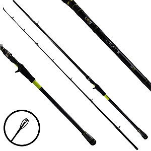 Vara Lumis Crank Cast 8'0" Amarelo 2,40m 60lb 2p Carretilha