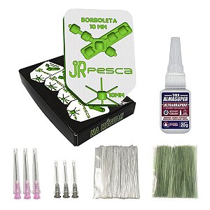 Kit Molde Anteninha Borboleta 10mm - JR Pesca