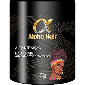 Pomada Modeladora Alpha Hair Trança Nagô E Baby Hair 500g