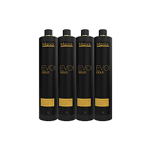 Kit Evo Gold Efeito Liso Gel (4 UNIDADES) - Marrick Professional