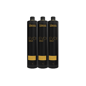 Kit Evo Gold Efeito Liso Gel (3 UNIDADES) - Marrick Professional