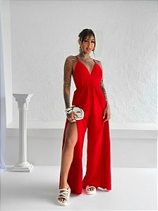 Macacão Serena - Vermelho