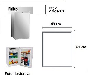 Gaxeta Borracha Da Porta Frigobar Philco Ph85