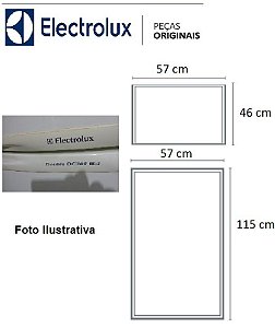 Jogo De Borrachas Eletrolux Dc360 - (geladeira + Congelador)
