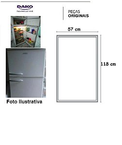 Borracha Dako360 / 380 / REdk38 / REdk40 - (geladeira )