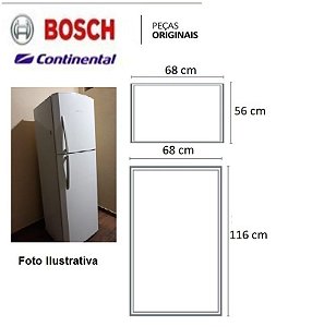 Jogo Borrachas Geladeira Continental Rc46/rc47/rc43/rsu44