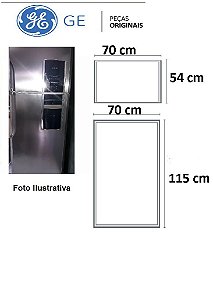 Borrachas Para Geladeira Ge Rgs1951z ( Geladera + Congelador