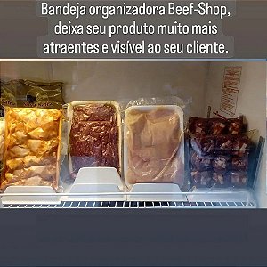 Bandeja Beef Shop - Bandeja organizadora de produtos e frios