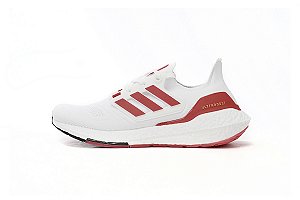 Adidas Ultraboost 22 - White Vivid Red
