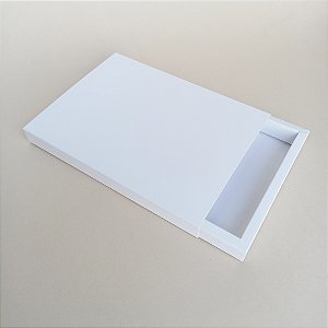 Caixa moldura 15,5x21,5x2cm BRANCA - 10 unidades