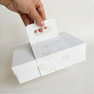 Caixa 14,5x21,5x6cm - COM ALÇA - 10 unidades