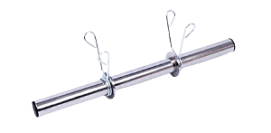 Barra Tubular Cromada 30cm