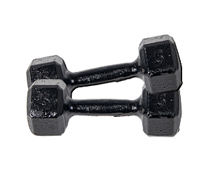 Halter Sextavado Pintado 1kg