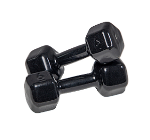 Halter Sextavado Emborrachado 4kg