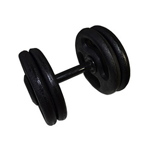 Dumbbell Pintado Pegada Emborrachada 40kg