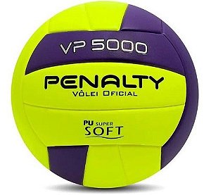 Bola Volei Penalty Vp 5000 X - Amarela e Roxa