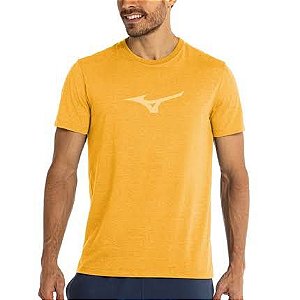 Camiseta Mizuno Lifestyle - Amarela