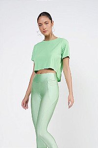 Blusa Cropped Colcci Sport Dry - verde