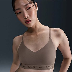 Top Nike Indy Feminino - Bege ou Preto