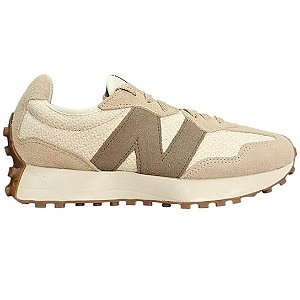 Tênis New Balance 327 V1 Feminino - Bege+Marrom