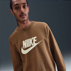 Blusão Moletom Nike Club Basketball GFX Crew Masculino