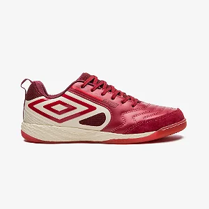 Chuteira Tênis Futsal Umbro Pro 5 Bump Vermelha