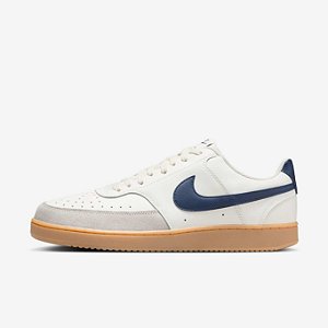 Tênis Nike Court Vision- Branco e Azul Marinho