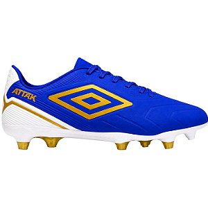 Chuteira Campo Umbro Attak III - Azul