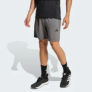 Shorts Bermuda Adidas We Base WV Masculino - Cinza com zíper no bolso