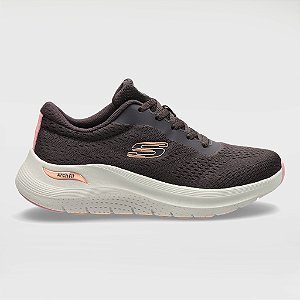 Tênis Skechers Arch Fit 2.0 Feminino - Preto, Cinza, Marinho ou Metalico