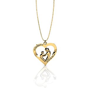 Pingente Coleção Mãe em Ouro PG123 (Não Acompanha Gargantilha)