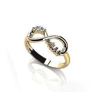 Anel Coleção Mãe em Ouro AN56
