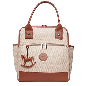 Mochila Pequena 800 - Cavalinho Caramelo