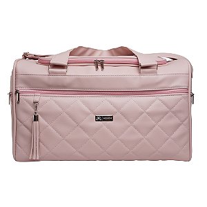 Mala Maternidade Baú 900 - Matelassê Rosa