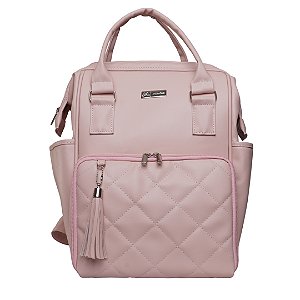 Mochila Funcional 701 - Matelassê Rosa
