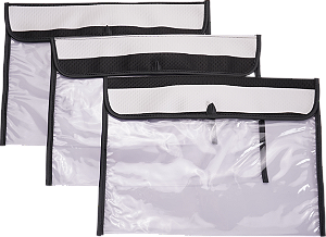 Kit 3 Saquinhos Maternidade 098 –  Listra Preta