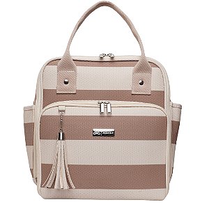 Mochila Pequena  800- Listra Bege