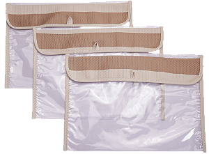 Kit 3 Saquinhos Maternidade 098 – Listra Bege