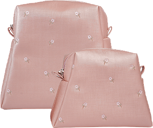 Kit Nécessaires P/M -Flores Rose