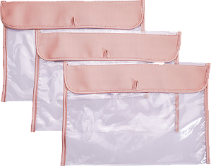 Kit 3 Saquinhos Maternidade 098 –  Flores Rose