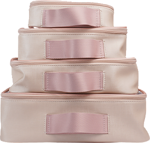 Kit Organizador de Mala -Flores Bege